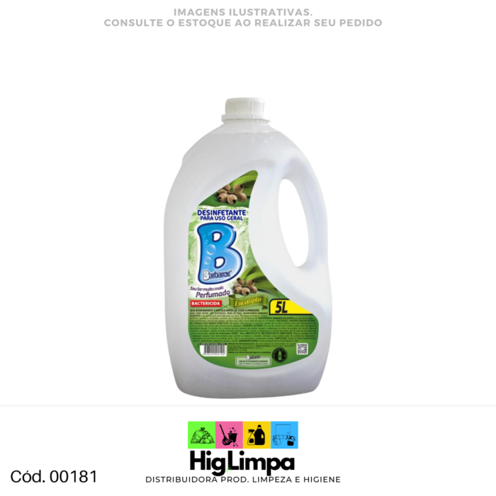 Desinfetante Barbarex Para Uso Geral Eucalipto 5L