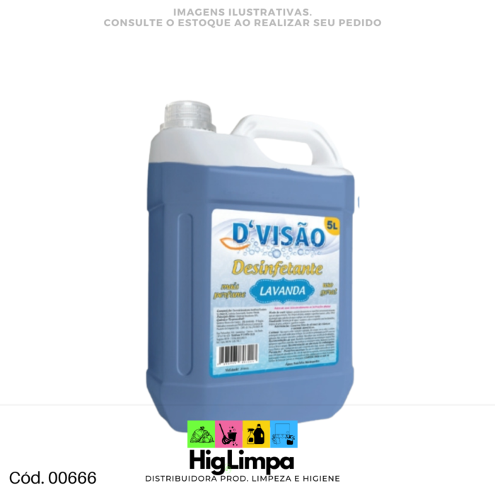 Desinfetante D'Visão Lavanda 5Litros