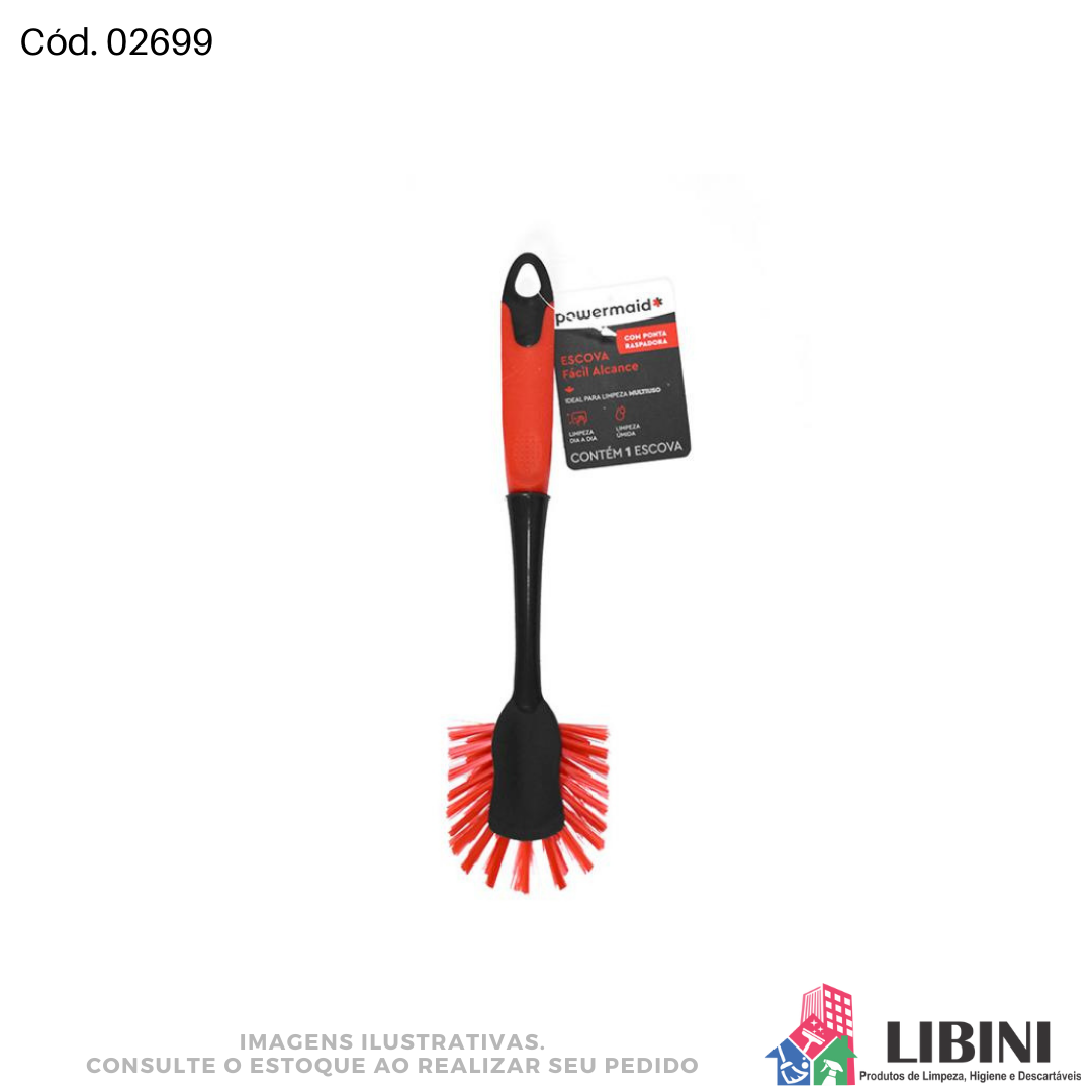 Escova Fácil Alcance -Powermaid - 02699