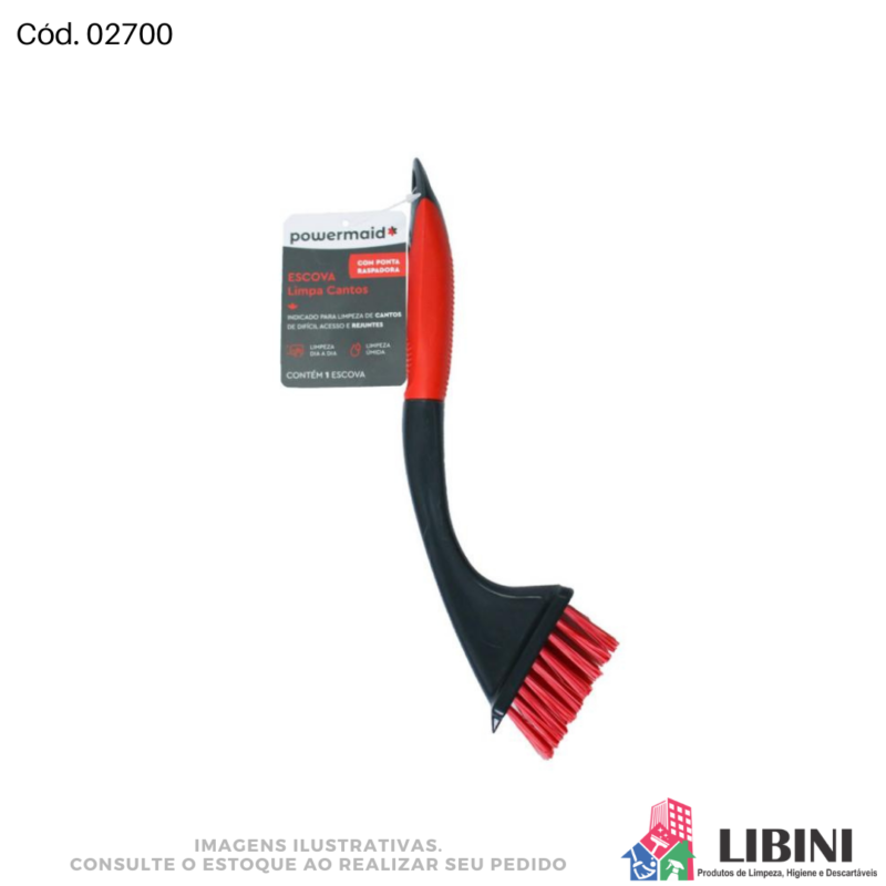 Escova Limpa Cantos - Powermaid - 02700