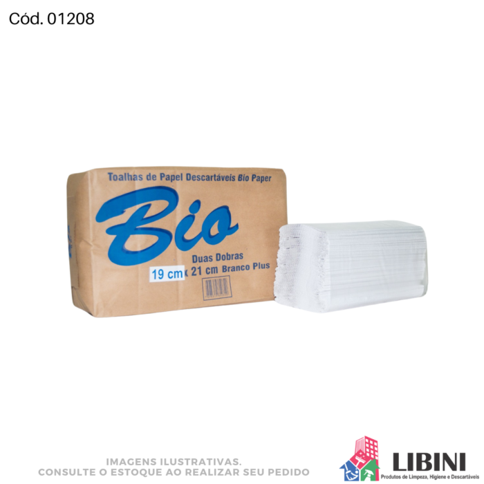 Papel Interfolhas Luxo - Bio 800 folhas