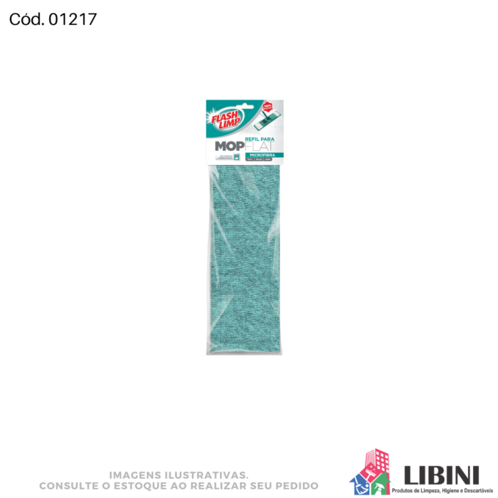 Refil p/ Mop Flat Microfibra - Flash Limp