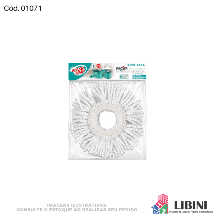 Refil p/ Mop Giratório Fit - Flash Limp