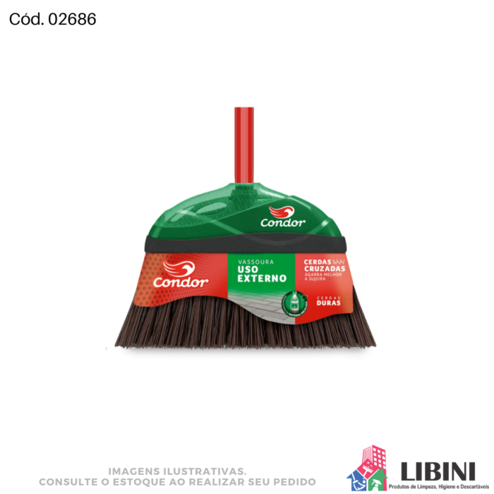 Vassoura Uso Externo Condor
