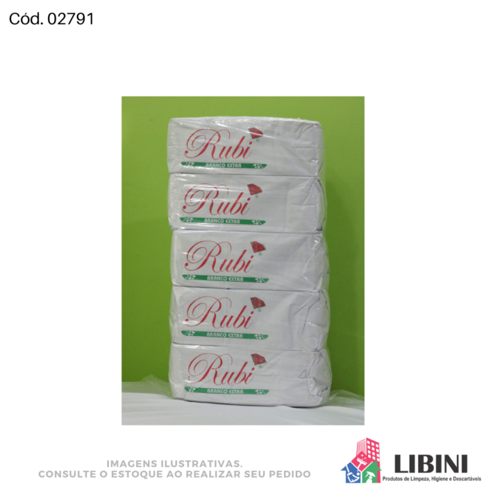 Papel Interfolhas Branco - Rubi 5.000 folhas - 02791