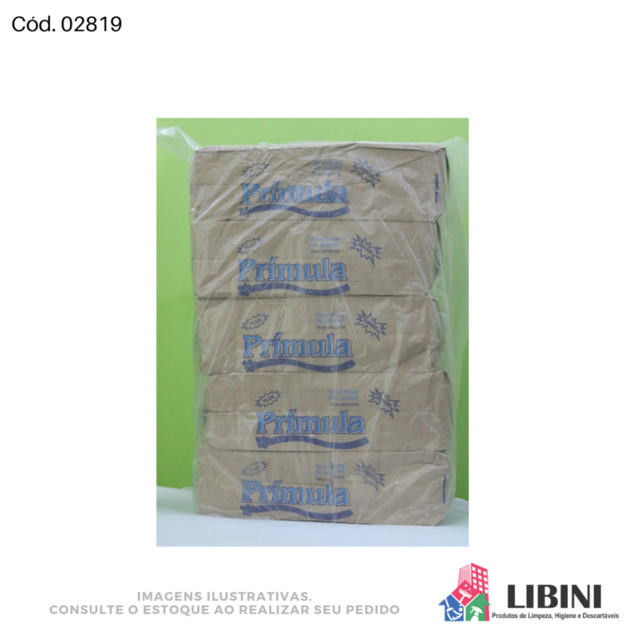 Fardo Papel Interfolhas Luxo Primula 5.000 folhas - 02819