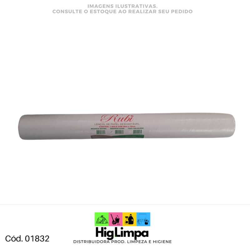 Lençol Hospitalar 50X70 Luxo Rubi 1unid.