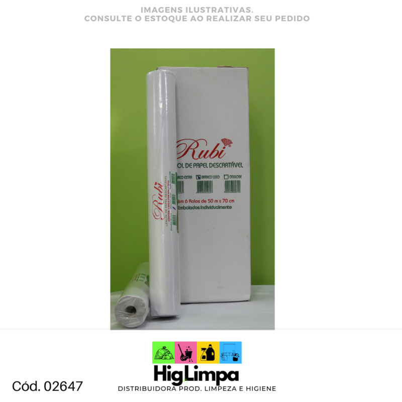 Lençol Hospitalar 50X70 Luxo Rubi CX 6unid.