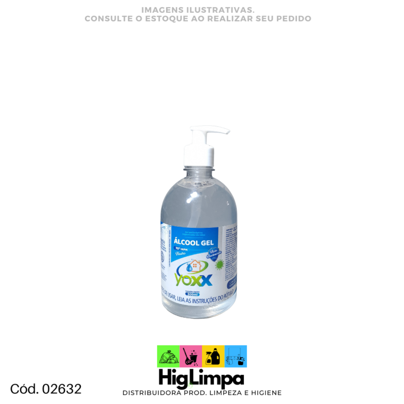 Álcool Gel 70% - Yoxx 500ml - 02632