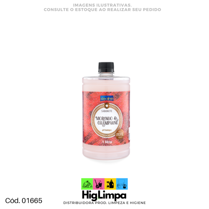 Sabonete Deoline - Morango com Champagne 1L