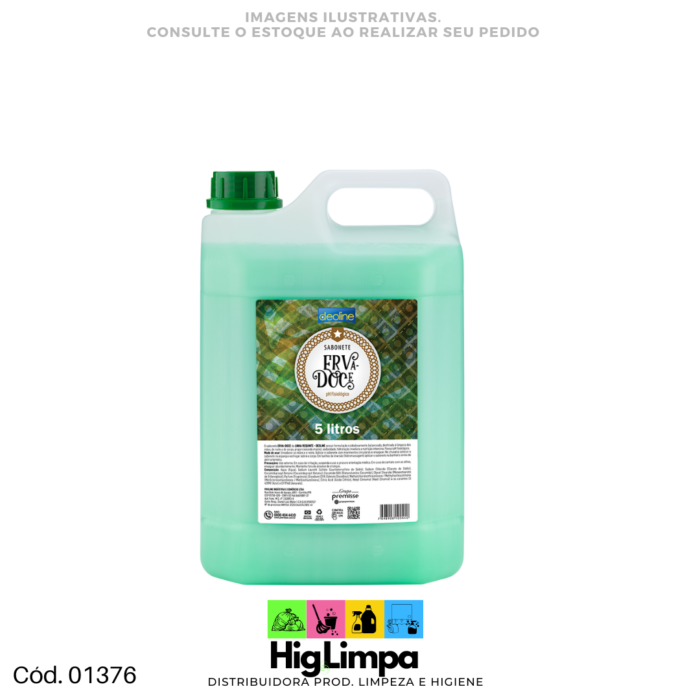 Sabonete Deoline - Erva Doce 5L