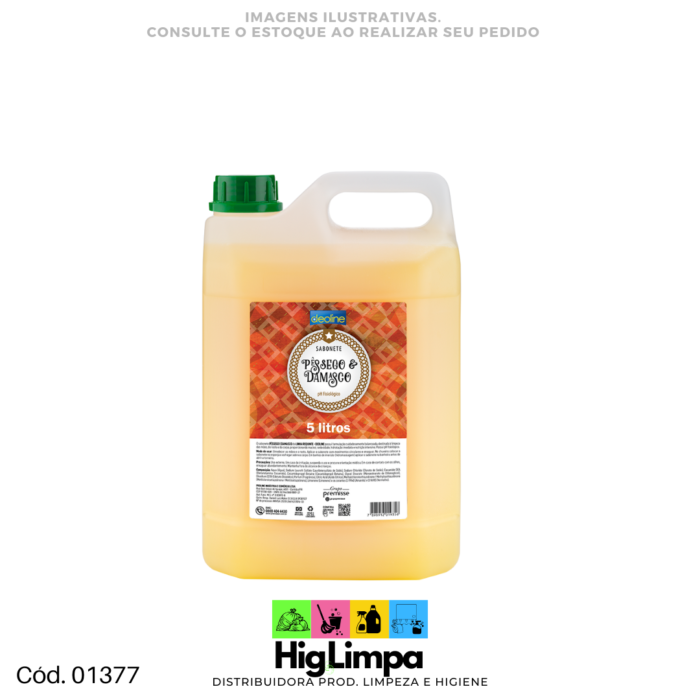 Sabonete Deoline - Pêssego e Damasco 5L