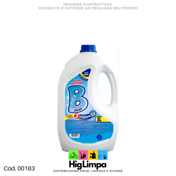 Água Sanitária - Barbarex 5L - 00163