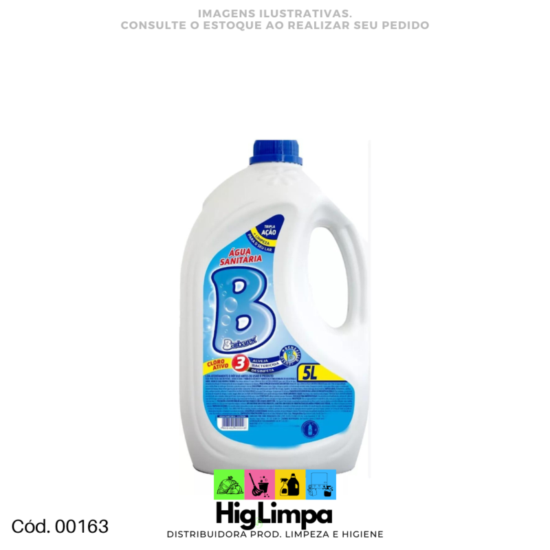Água Sanitária - Barbarex 5L - 00163