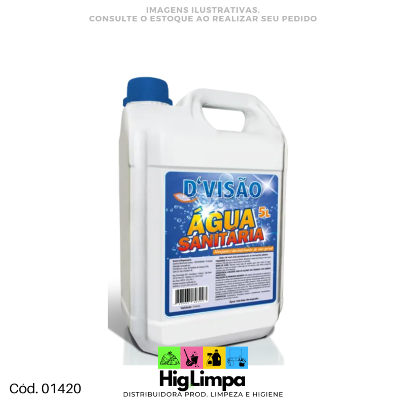 Água Sanitária - Divisão 5L - 01420