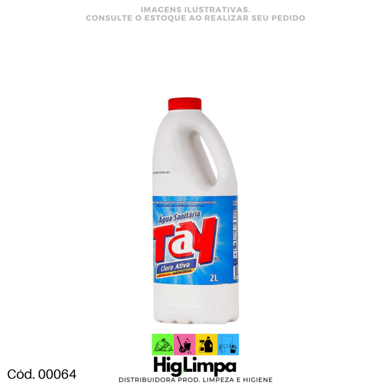 Água Sanitária - Tay 2L - 00064