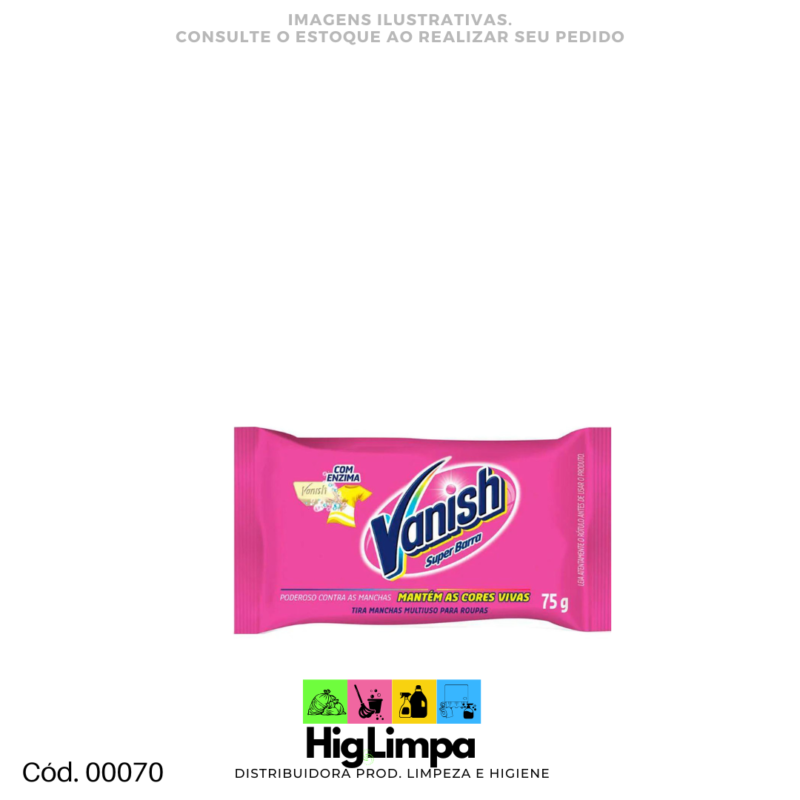 Alvejante em barra - Vanish 75g - 00070