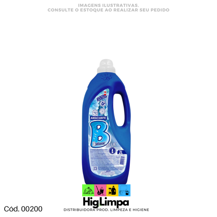 Amaciante de Roupas Blue - Barbarex 2L - 00200