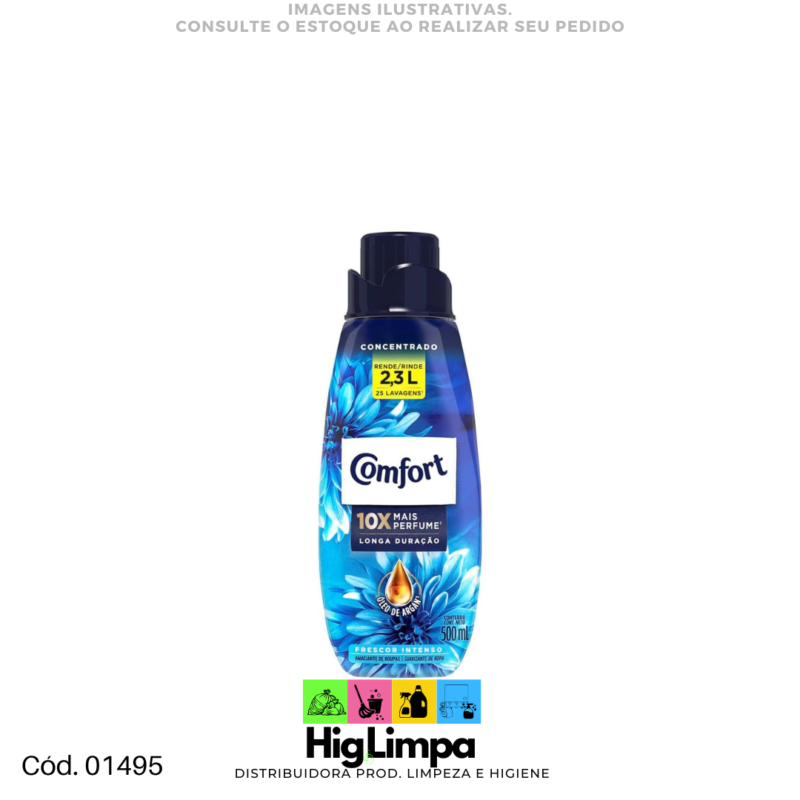Amaciante de Roupas Concentrado - Comfort 500ml - 01495