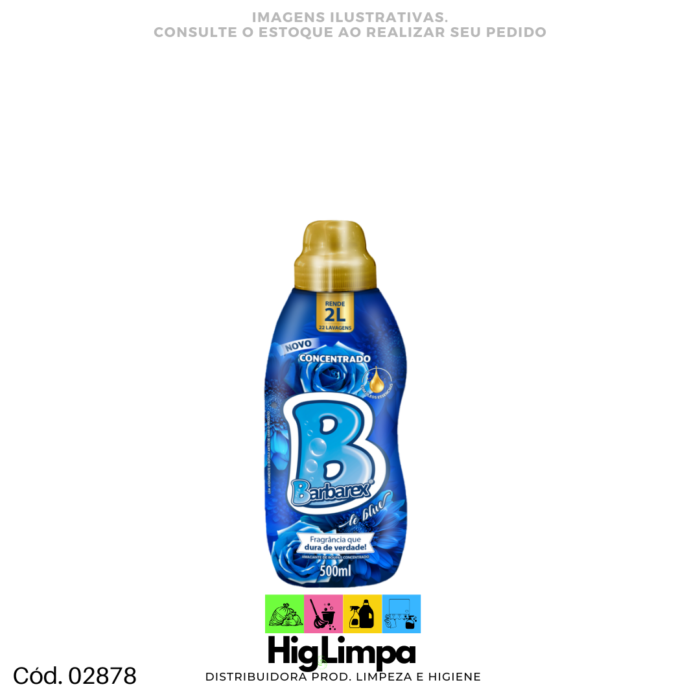 Amaciante de Roupas Concentrado Lê Blue - Barbarex 500ml - 02878