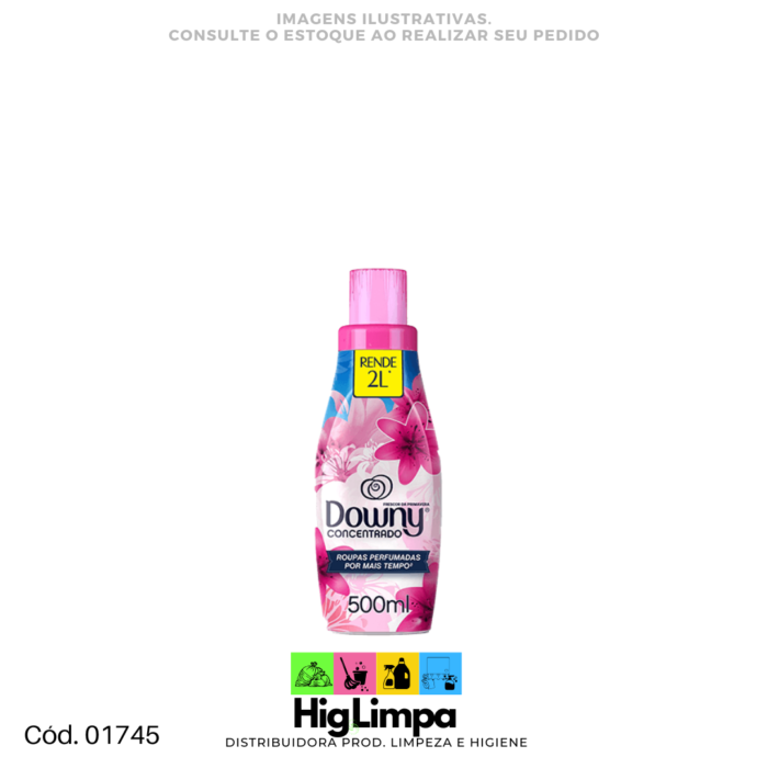 Amaciante de Roupas Concentrado Frescor da Primavera - Downy 500ml - 01745