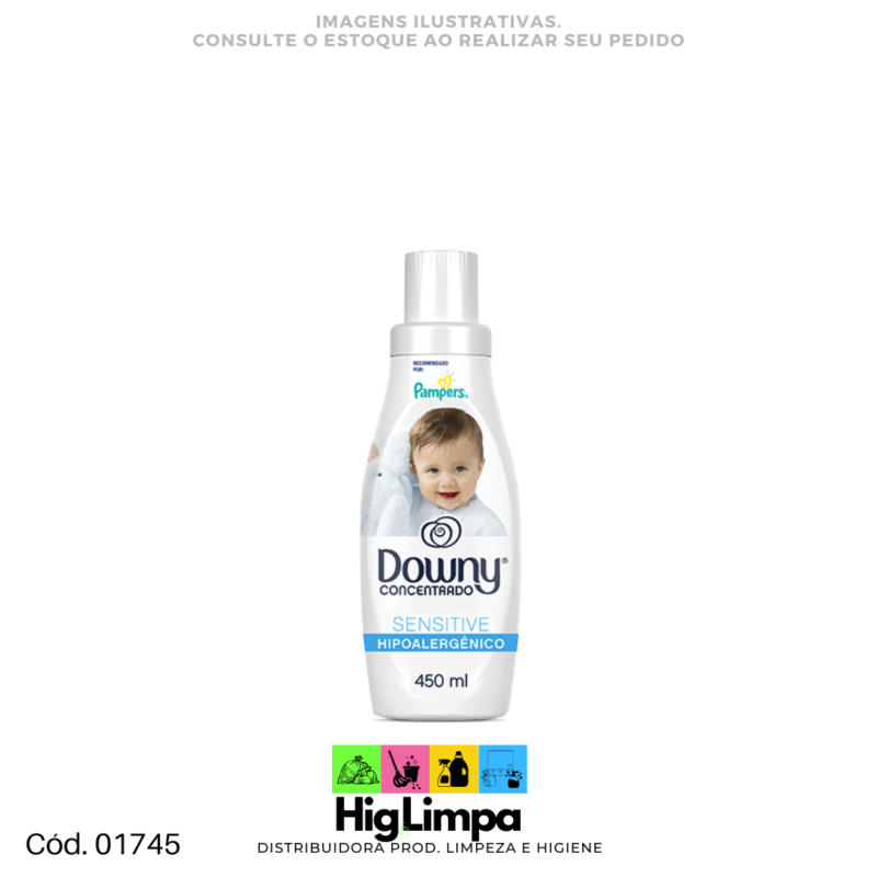 Amaciante de Roupas Concentrado Hipoalergênico - Downy 500ml - 01745-1