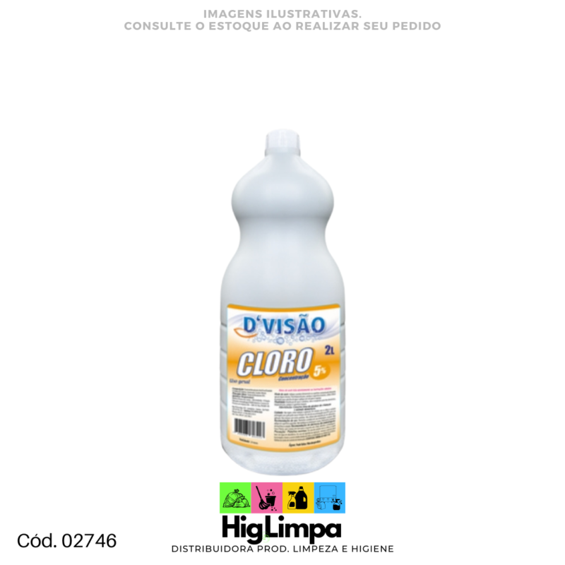 Cloro 5% - Divisão 2L - 02746