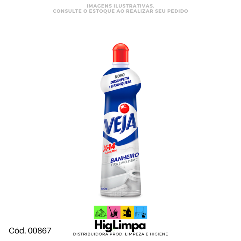 Cloro Ativo X14 - Veja 500ml - 00867