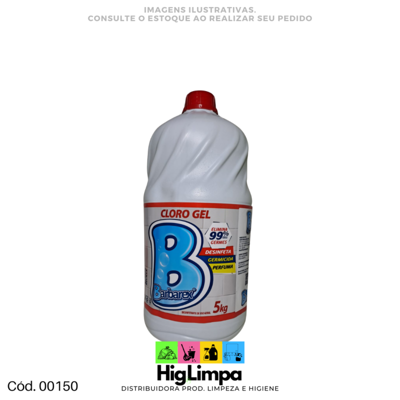Cloro Gel - Barbarex 5kg - 00150