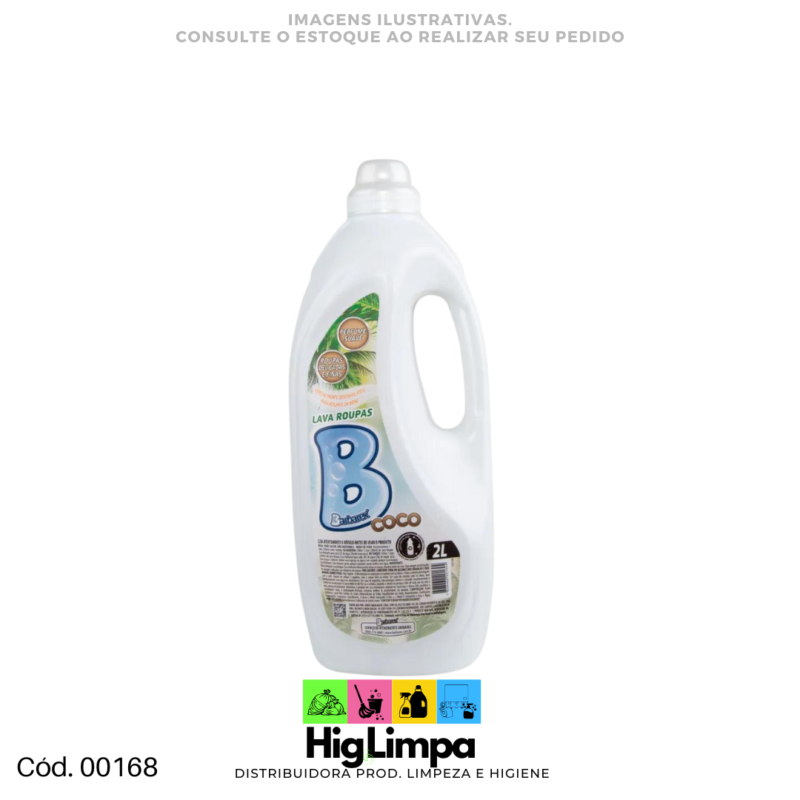 Lava Roupa Líquido Coco - Barbarex 2L - 00168