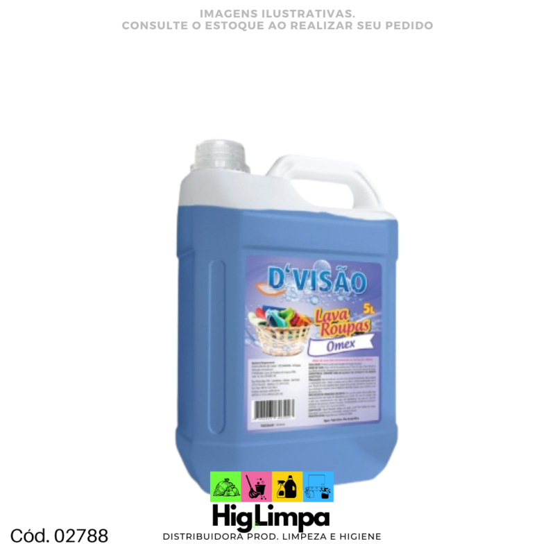 Lava Roupa Líquido Omex - Divisão 5L - 00156-1