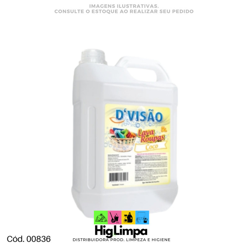 Lava Roupa Líquido Coco - Divisão 5L - 00836