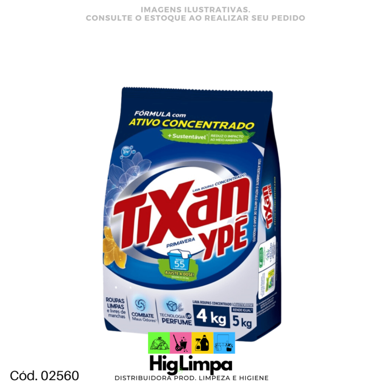 Lava Roupa Pó - Tixan Ype 4kg - 02560