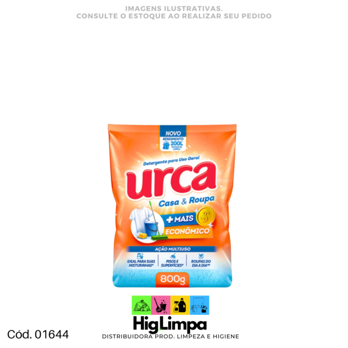Lava Roupa Pó - Urca 800g - 01644