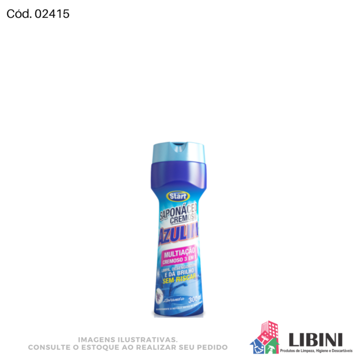 Saponáceo Cremoso - Azulim Start 300ml - 02415