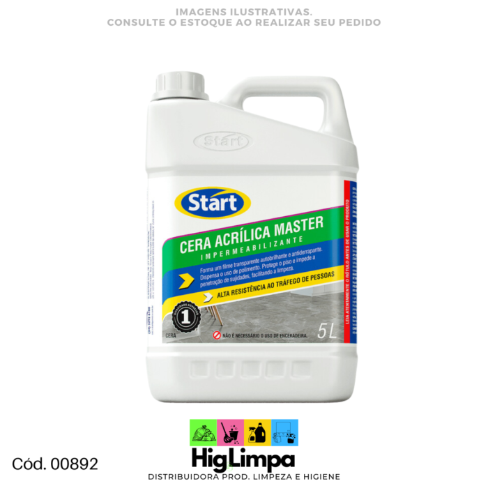 Cera Auto Brilho Acrílica - Start 5L - 00892
