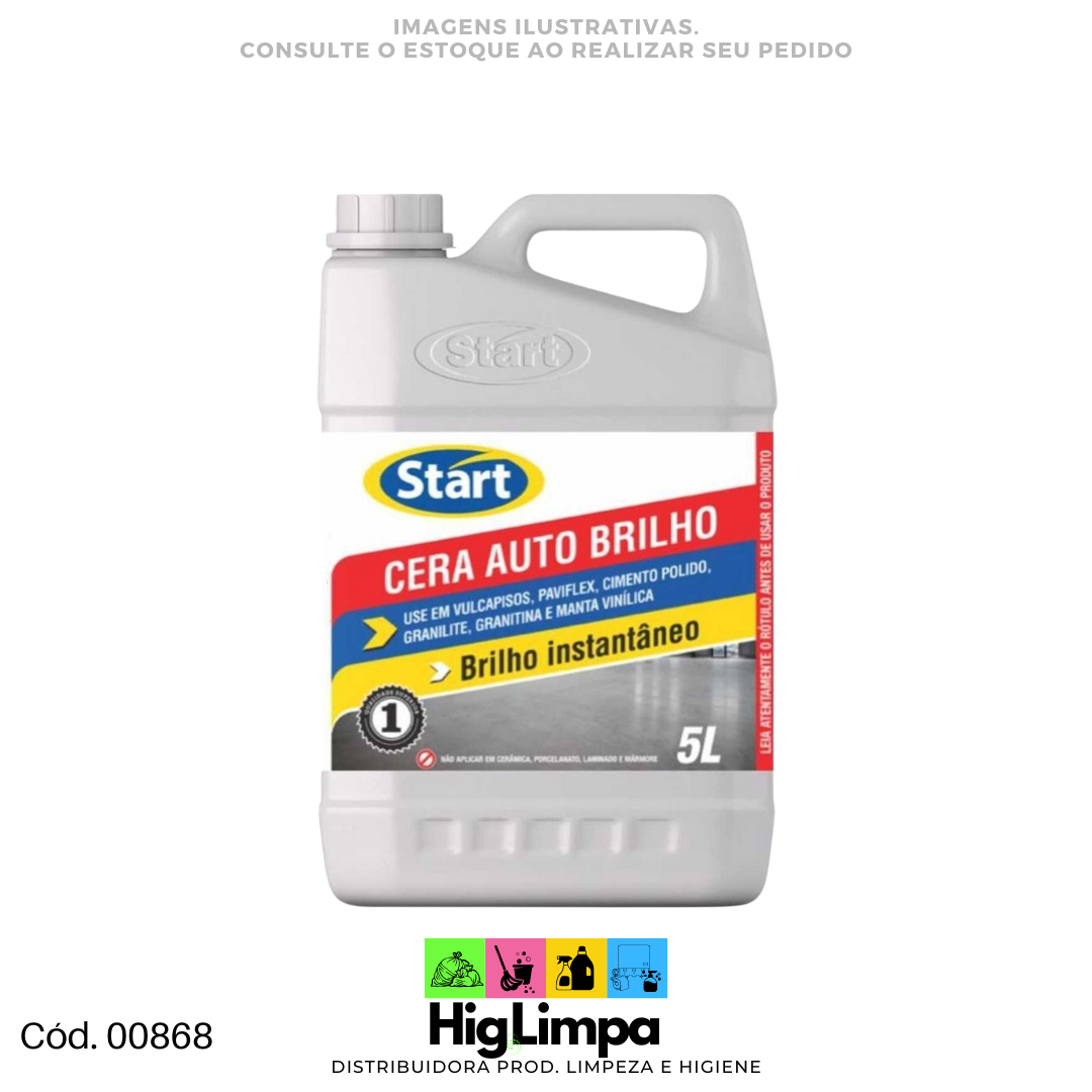 Cera Auto Brilho - Start 5L - 00868