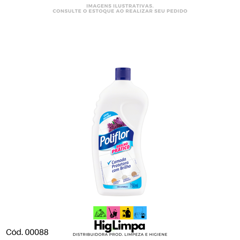 Cera Incolor - Poliflor 750ml - 00088