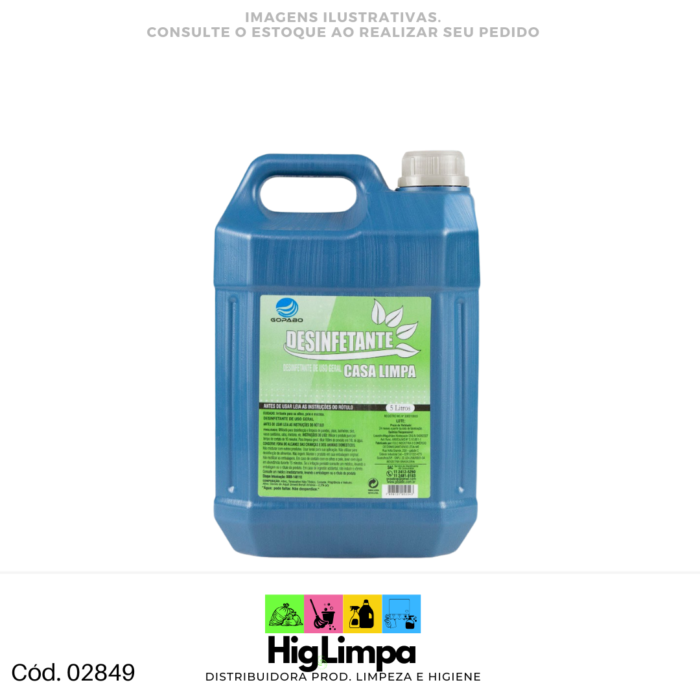 Desinfetante Casa Limpa - Gopabo 5L