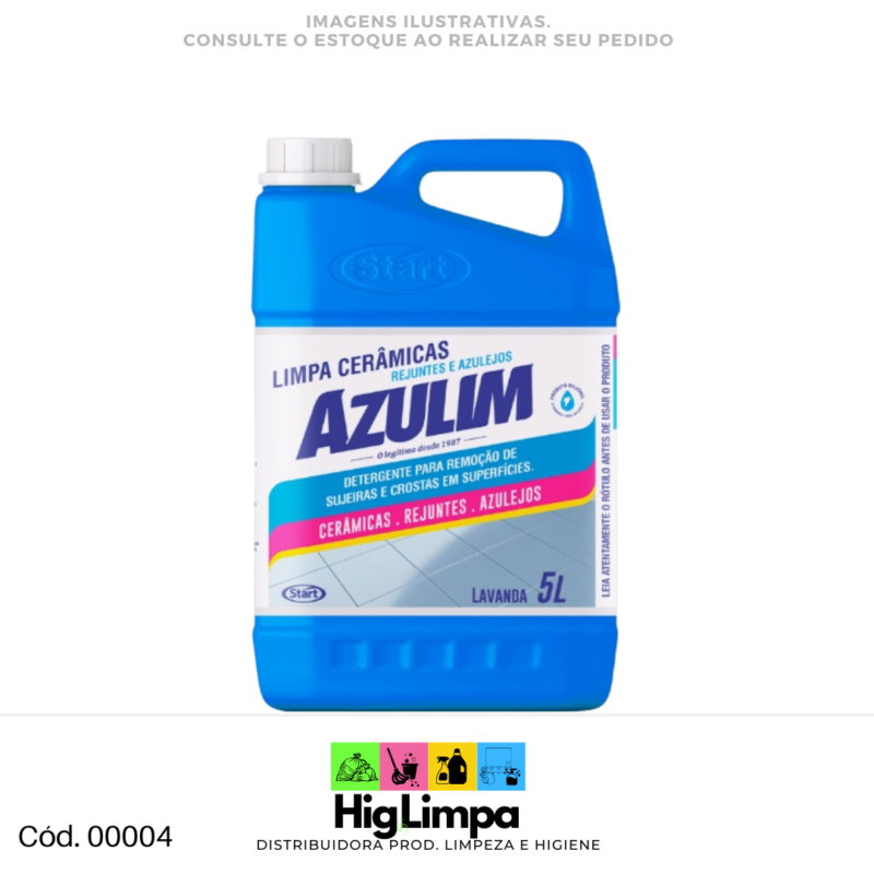Limpa Cerâmica e Azulejo - Azulim Start 5L - 00004
