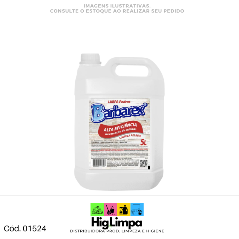 Limpa Pedra Limpeza Pesada - Barbarex 5L - 01524