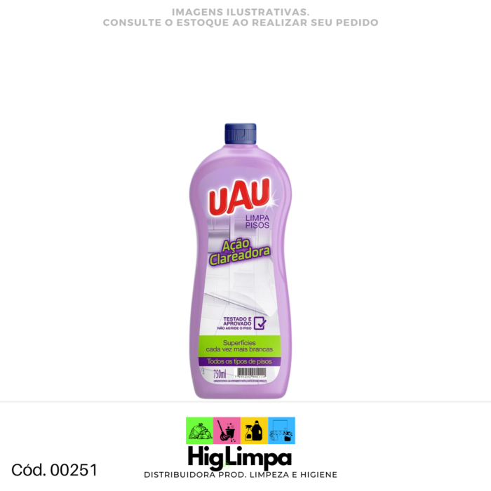 Limpa Piso Ação Clareadora - UAU 750ml - 00251