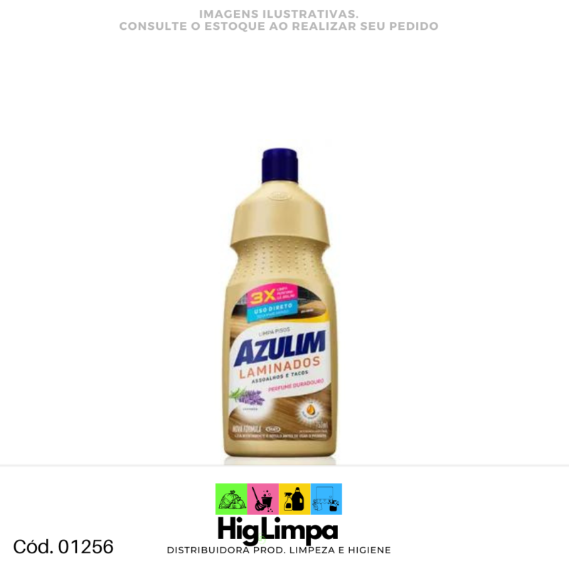 Limpa Piso Laminado - Azulim Start 750ml - 01256