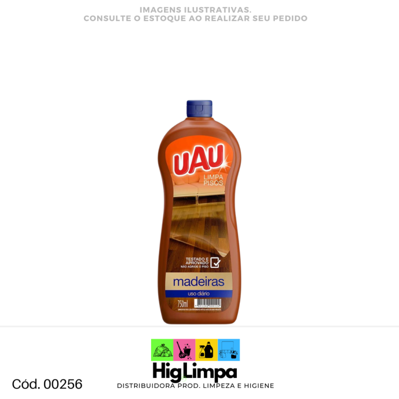 Limpa Piso Madeira - UAU 750ml - 00256