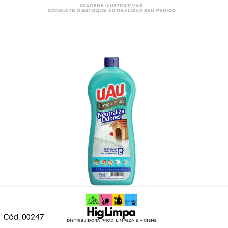 Limpa Piso Neutralizador de Odores - UAU 750ml - 00247