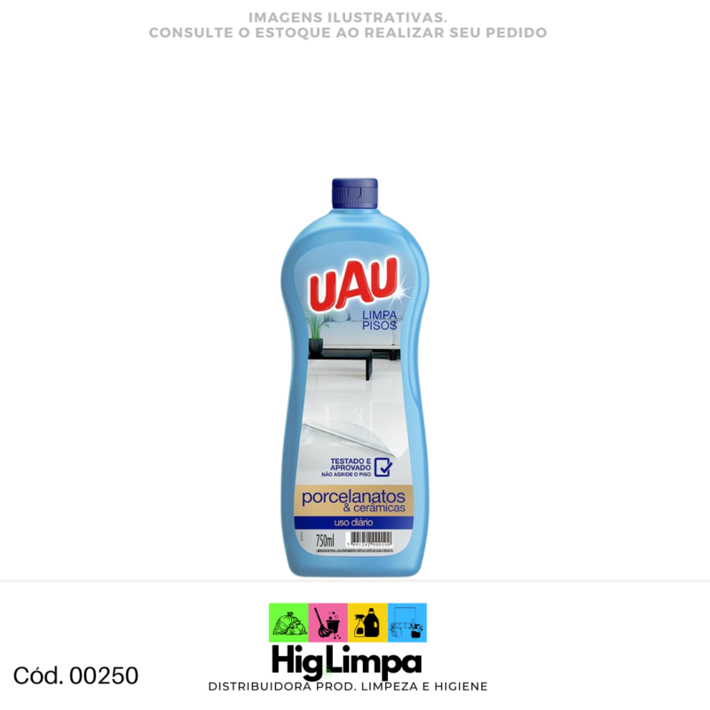 Limpa Piso Porcelanato - UAU 750ml - 00250