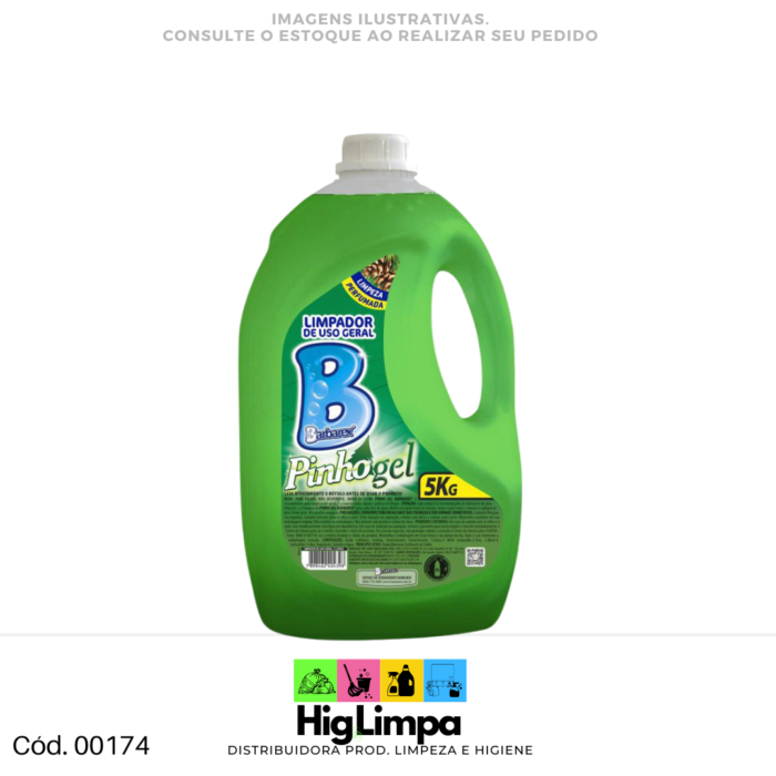 Limpador de Uso Geral Pinho Gel Barbarex 5kg - 00174