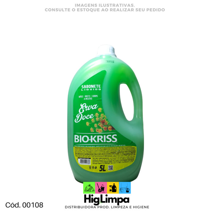 Sabonete Erva Doce - Biokriss 5L