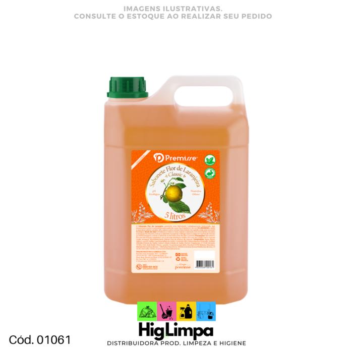 Sabonete Flor de Laranjeira - Premisse 5L