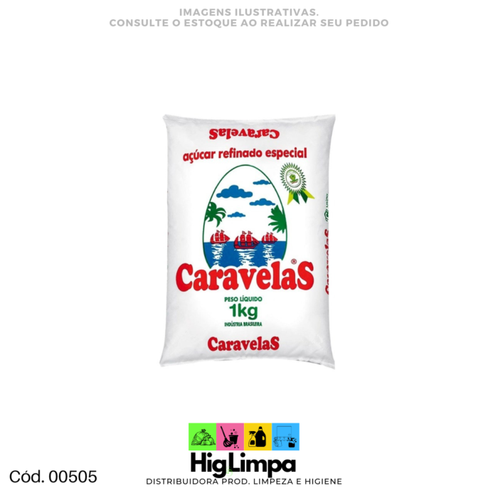 Açúcar - Caravelas 1Kg - 00505